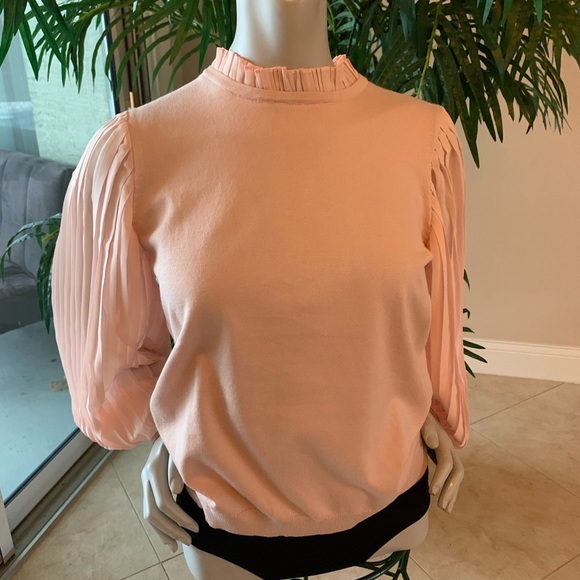 “Adrianna papell” , Sweater with silk sleeves - Picture 2 of 12